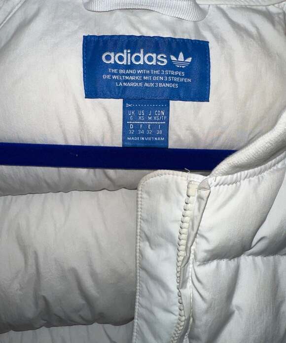 Adidas Originals SST Superstar Down Padded White Bomber Jacket - Picture 3 of 16